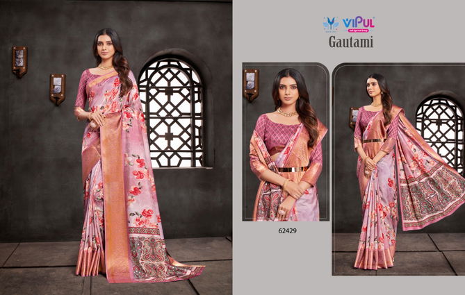 Vipul Gautami Festive Wear Wholesale Printed Designer Sarees Catalog